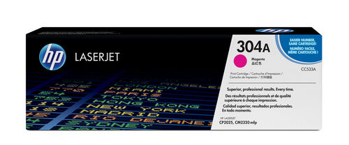 HP 304A original Colour LaserJet Toner cartridge CC533A magenta standard capacity 2.800 pages 1-pack ColorSphere
