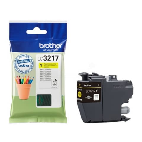 Inkjetpatrone yellow BROTHER LC3217Y