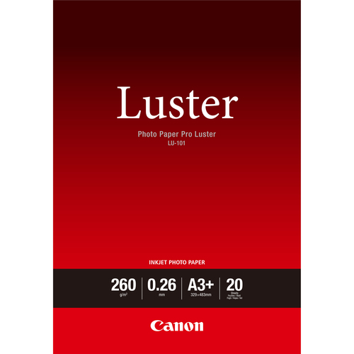 CANON LU-101 260g/m2 A3+ 20 Blatt 1er-Pack luster paper