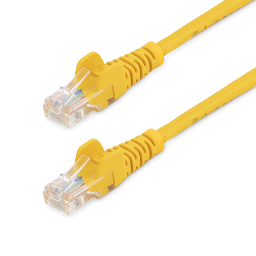 STARTECH.COM 10m Cat5e Ethernet Netzwerkkabel Snagless mit RJ45 - Cat 5e UTP Kabel - Gelb