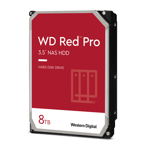 WD Red Pro 8TB SATA 6Gb/s 256MB Cache Internal 8,9cm 3,5Zoll 24x7 7200rpm optimized for SOHO NAS systems 1-24 Bay HDD Bulk