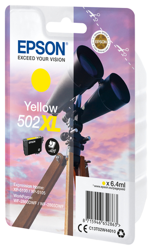 EPSON Singlepack Gelb 502XL Ink