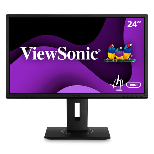 VIEWSONIC VG2440 60,96cm 24Zoll Monitor 16:9 1920x1080 FHD SuperClear VGA HDMI DipsplayPort USB