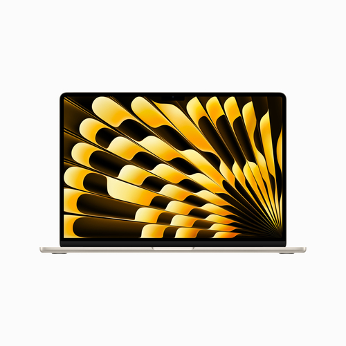 APPLE MacBook Air 38,91cm 15,3Zoll Apple M2 Chip 8-Core CPU und 10-Core GPU 8GB gem. RAM 512GB SSD DE - Polarstern